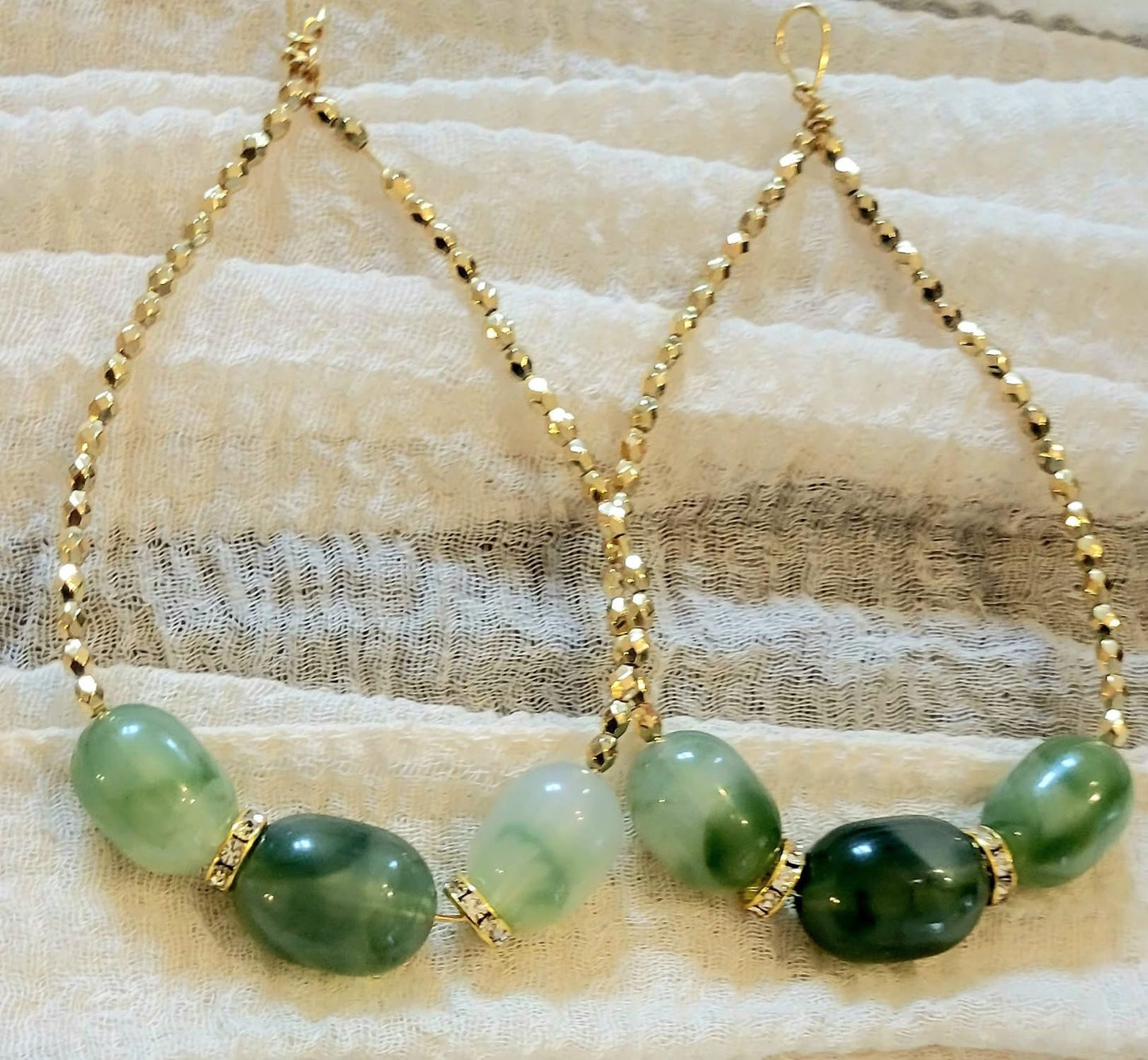 Large Teardrop Hoops