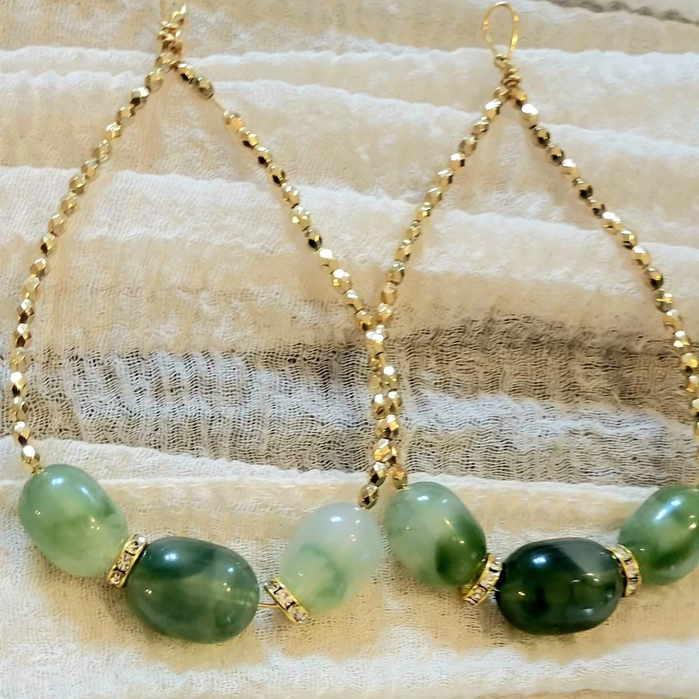 Large Teardrop Hoops